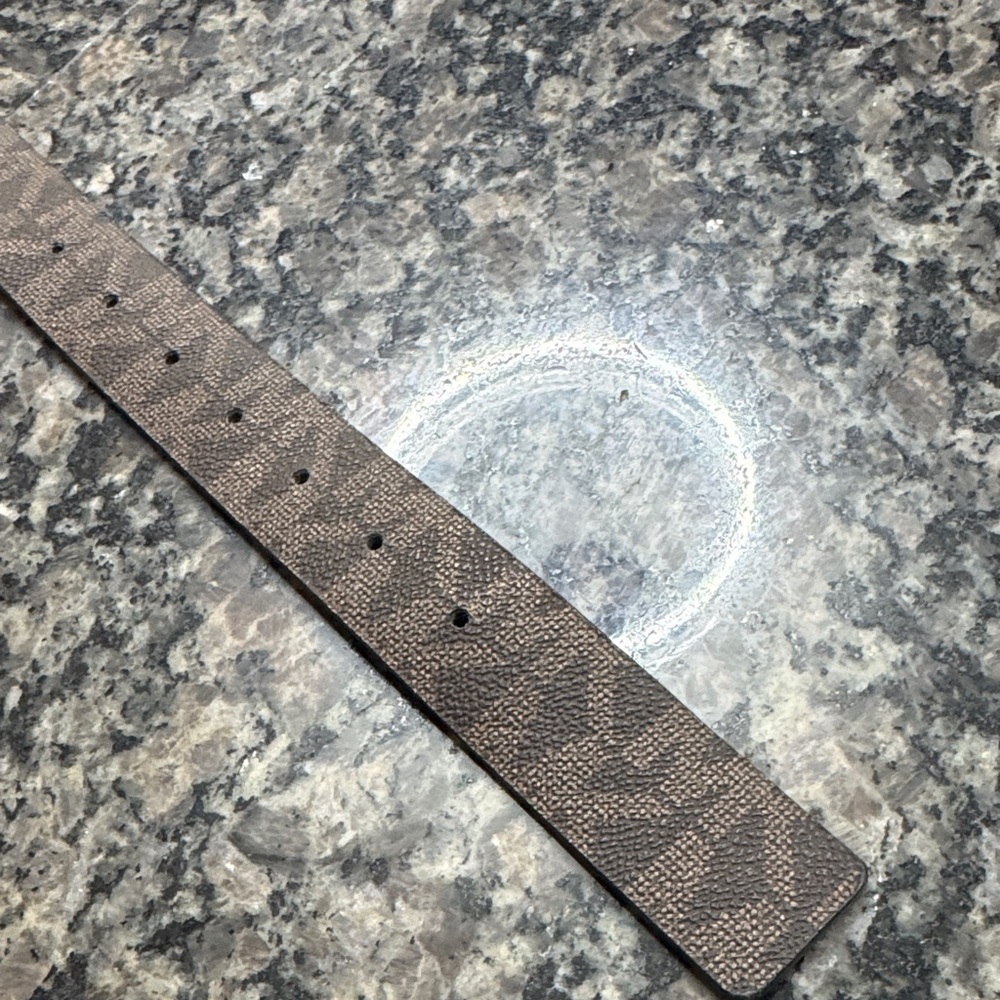 Michael Kors reversible Brown or black Patterned Belt - Picture 11 of 12